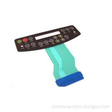 Matte / Glossy PC / PET Metal Dome Flexible Membrane Switch